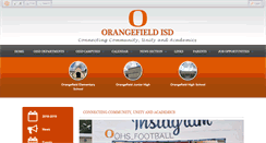Desktop Screenshot of orangefieldisd.com